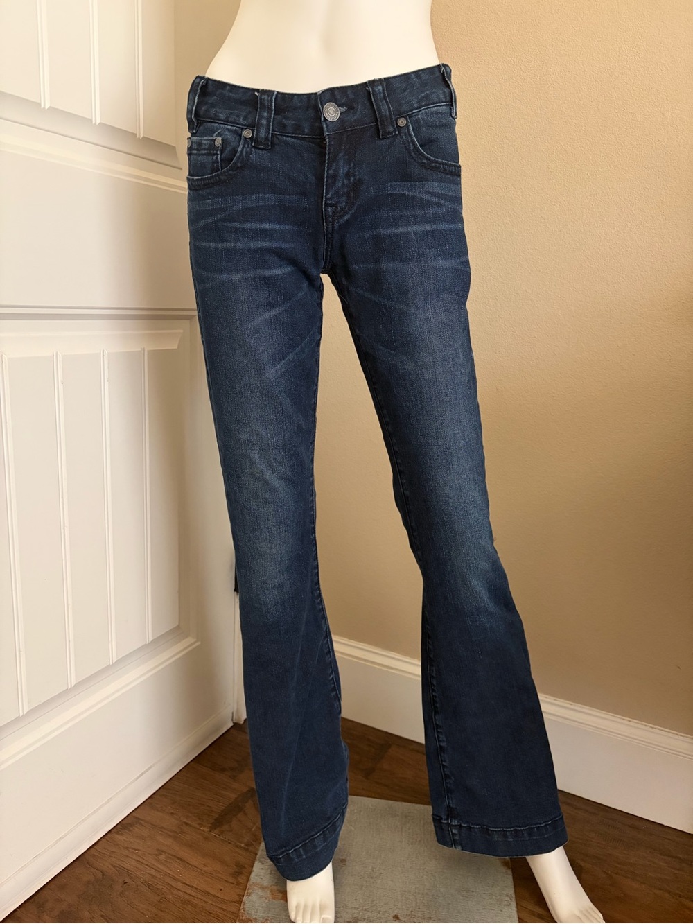 Rock and Roll Denim Dark Blue Bootcut Jeans